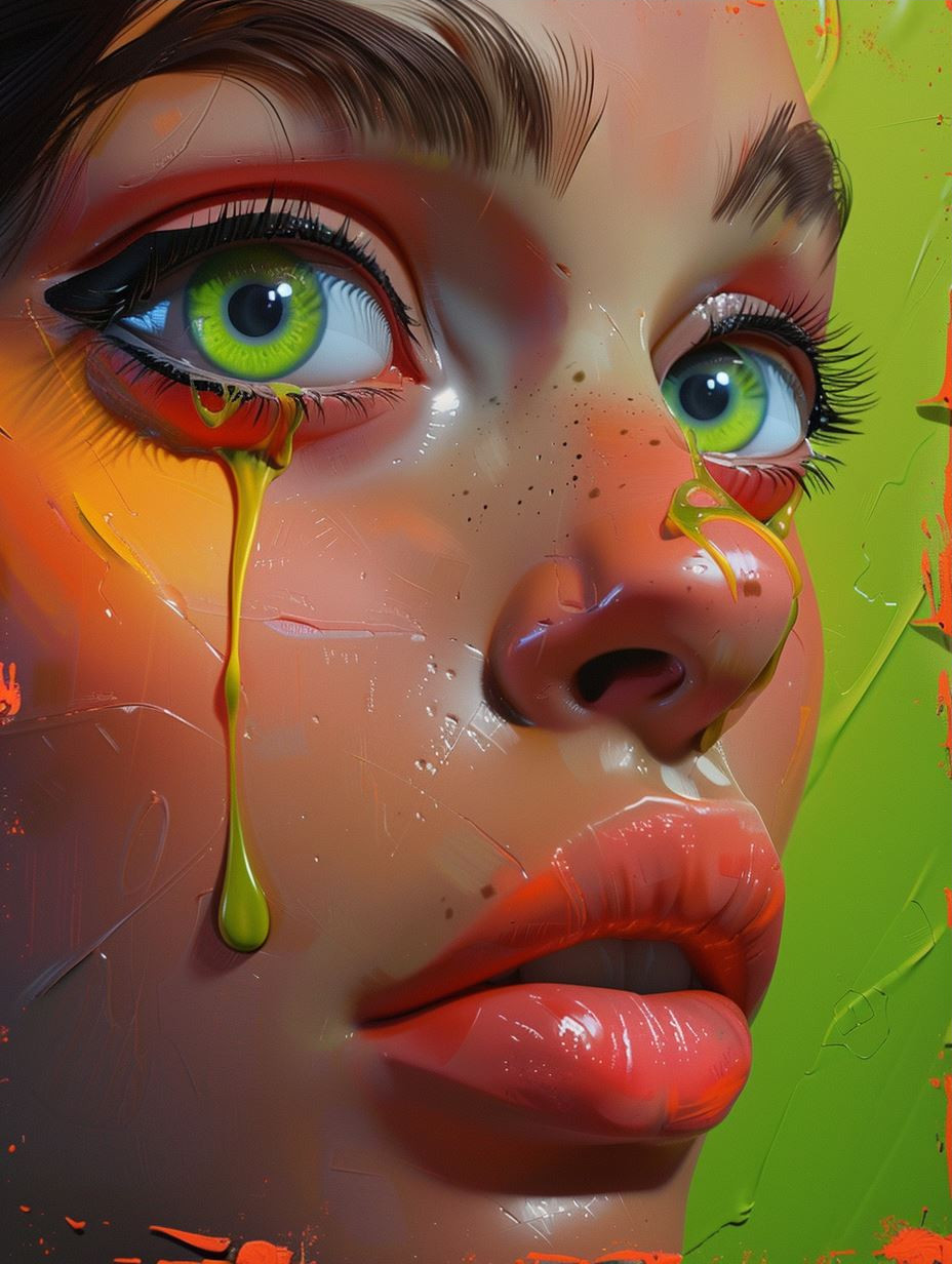 Surrealist Fluidity: The Art of Melting Faces - Image 3
