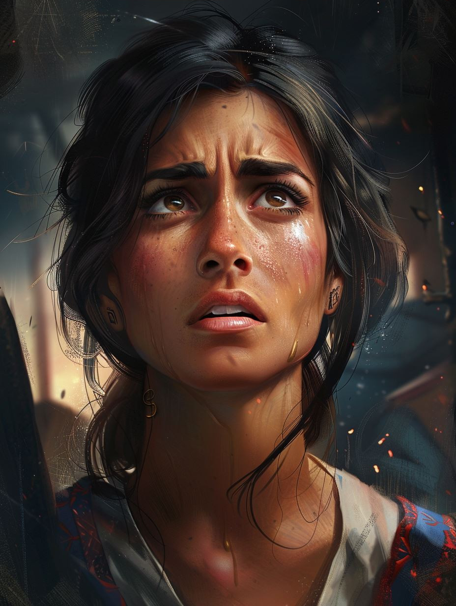 Melancholy Gaze in Cinematic Light - Image 3