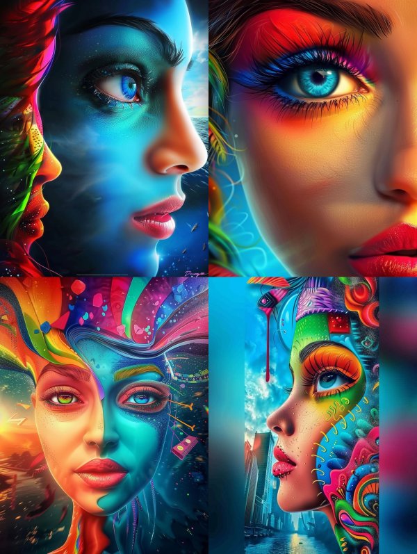 Prismatic Visions of the Feminine Soul