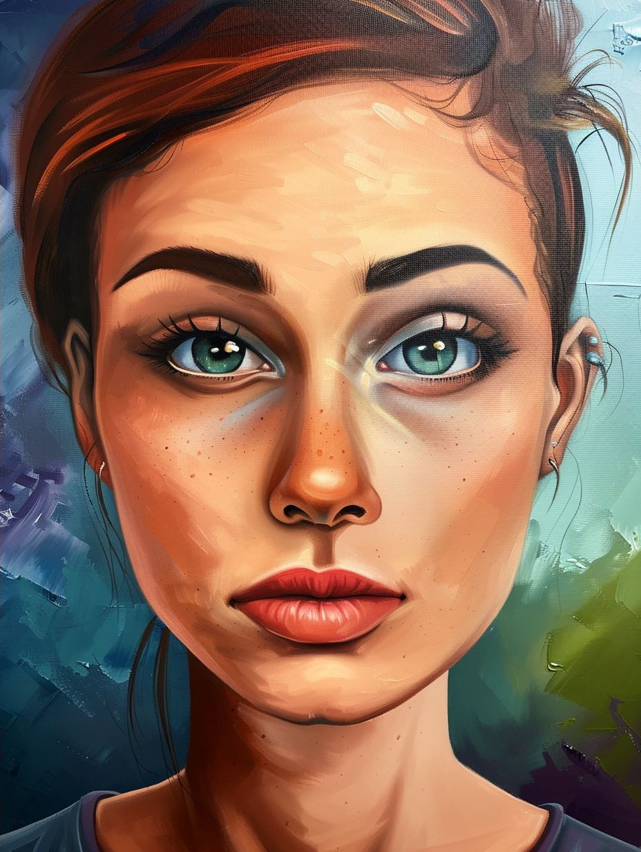 Diverse Digital Portraits of Beautiful Women - Image 4