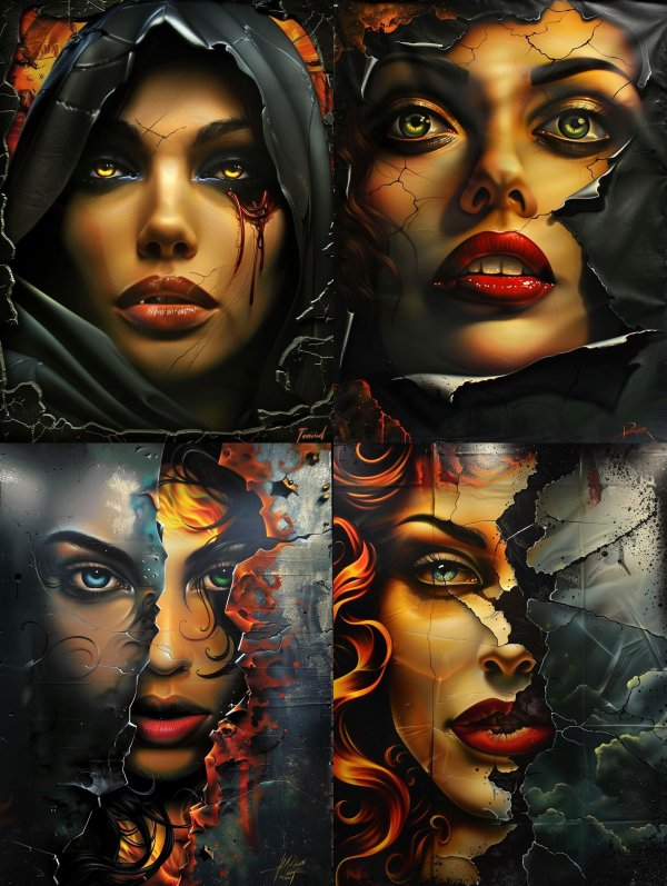 Fragmented Visions of Dark Beauty