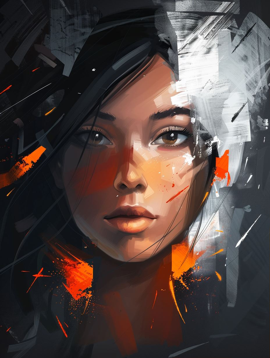 Ember Glow Digital Portraits - Image 1