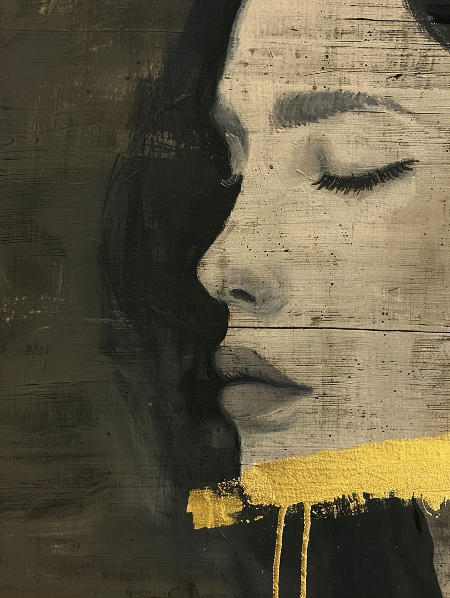 Golden Silence in Monochrome - Image 1