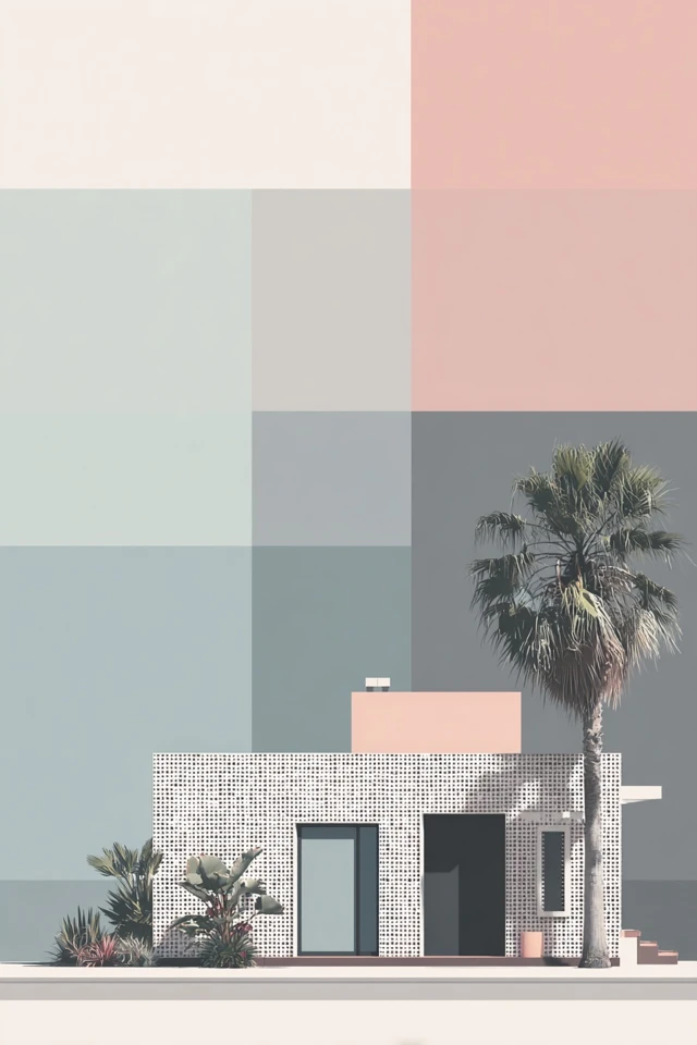 Geometric Pastel Portrait - Image 6
