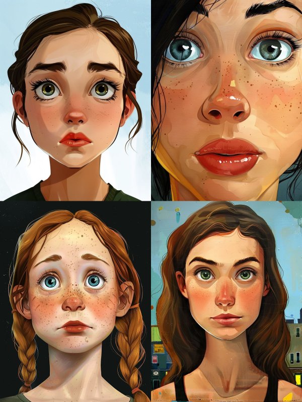 Expressive Stylized Digital Portraits