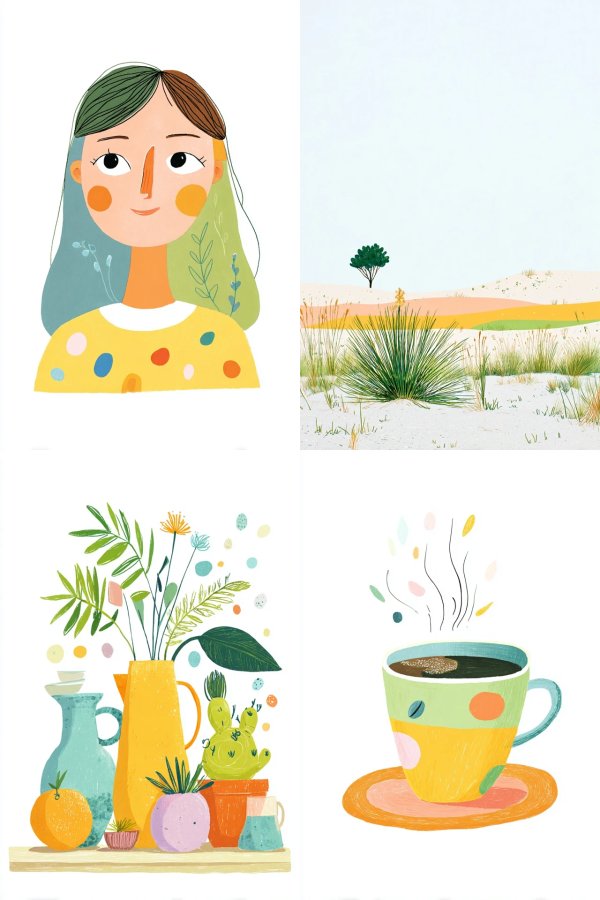 Whimsical Moments in Pastel Hues