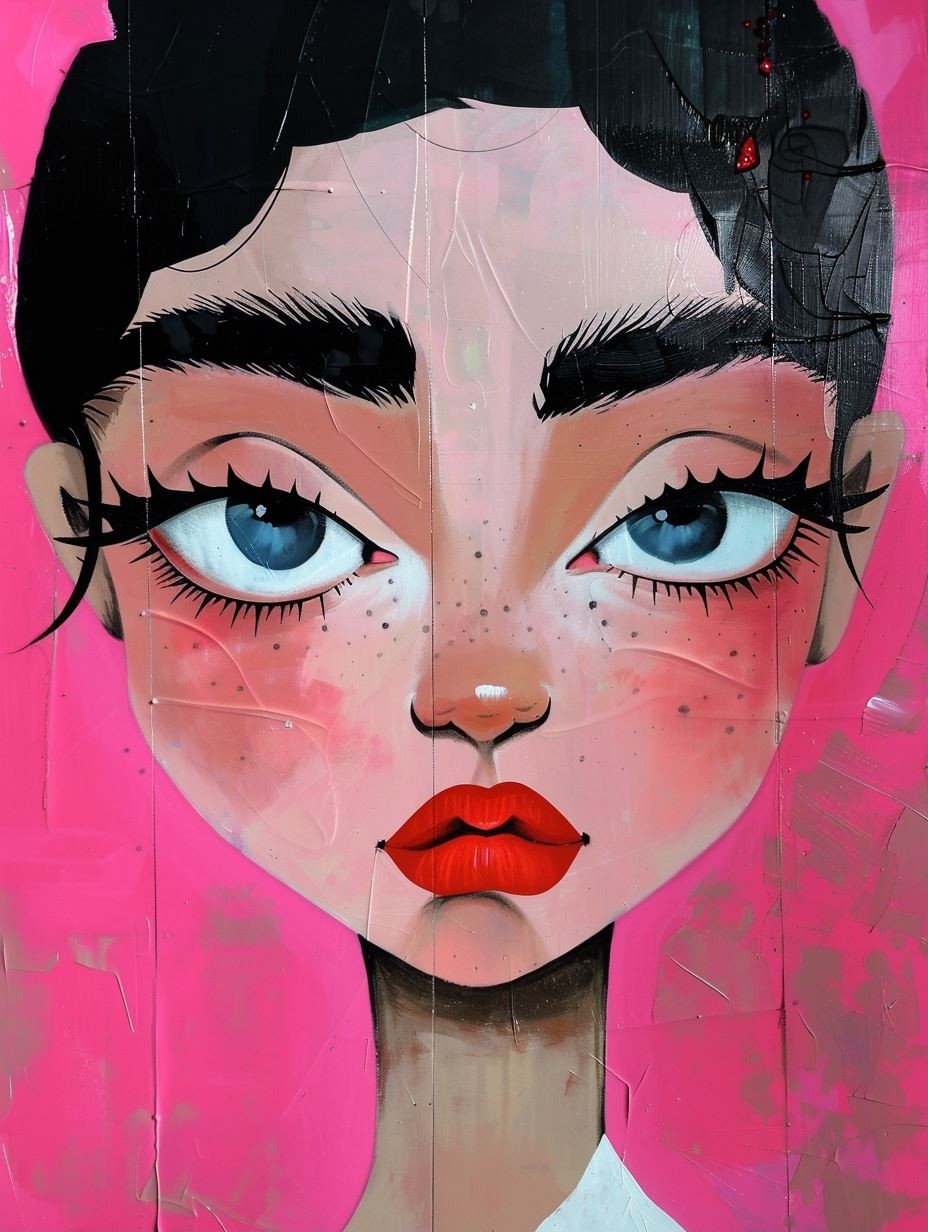 Vibrant Pop Art Portraiture - Image 1
