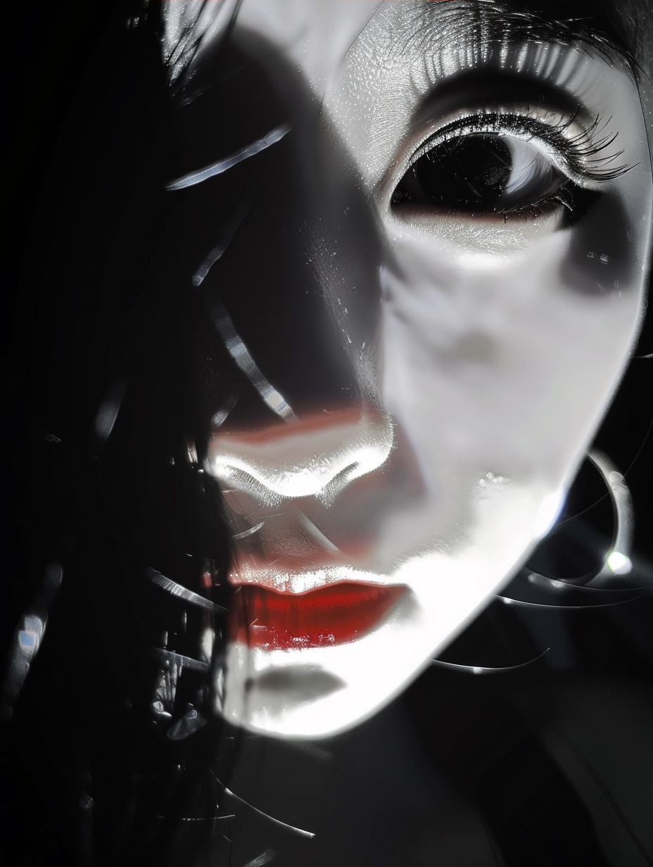 Surrealist Glitch Portrait Study - Image 3