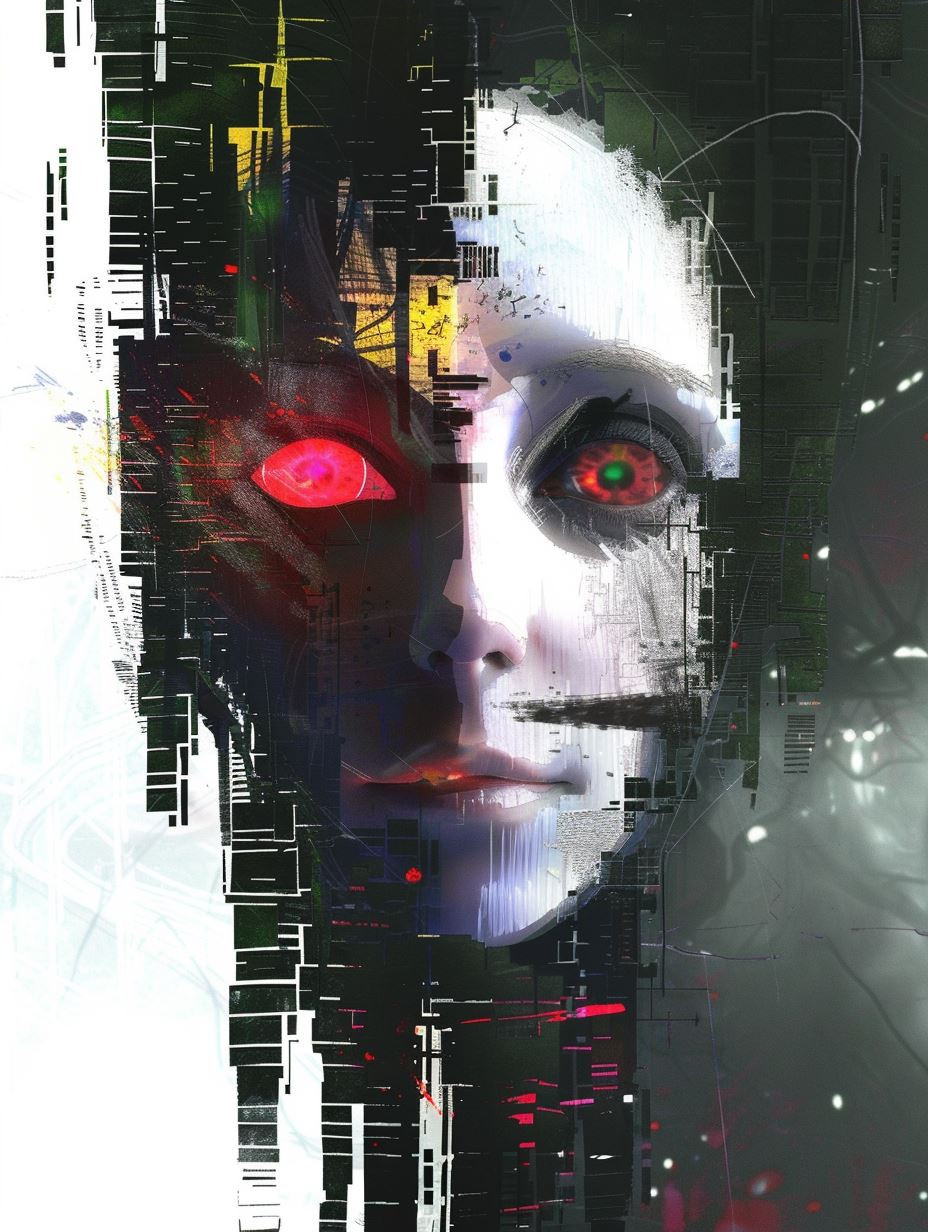 Glitchy Ethereal Digital Portraits - Image 4