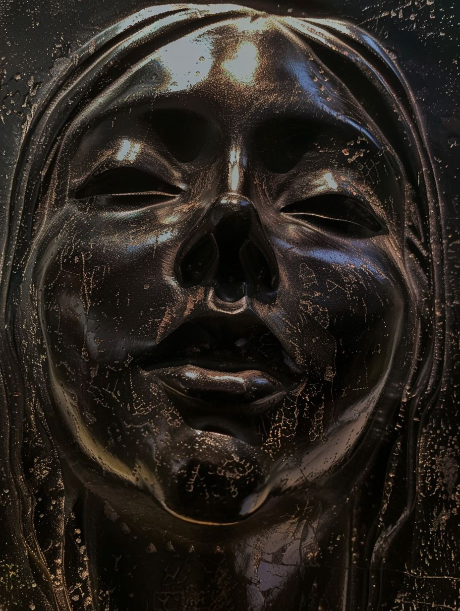 Dark Obsidian Ethereal Mask - Image 4