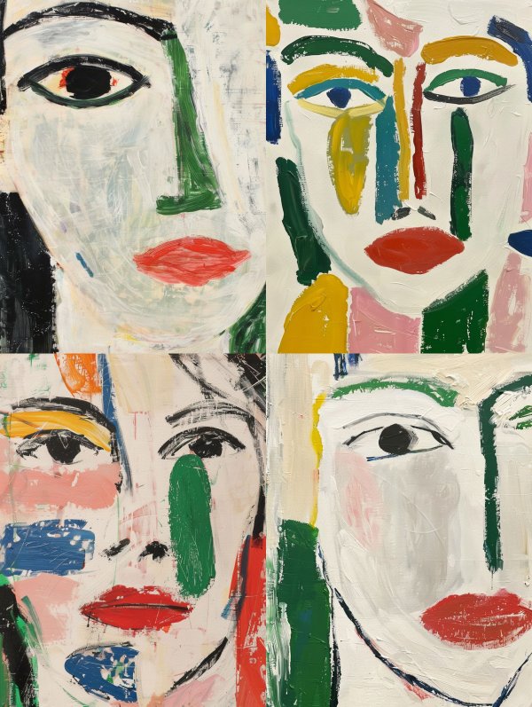 Fragmented Visions of Modern Faces