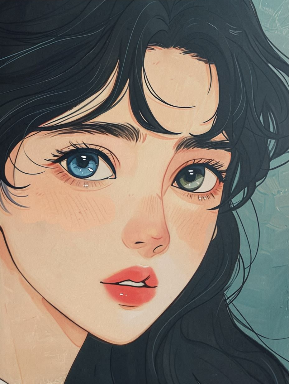 Ethereal Gaze Illustration - Image 3