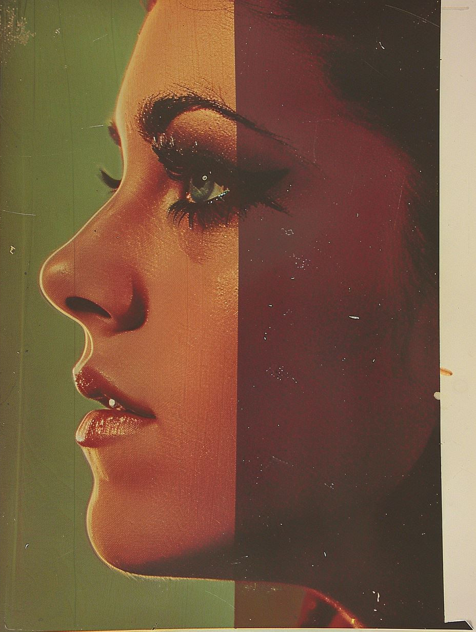 Vintage Cinematic Floral Portraits - Image 2