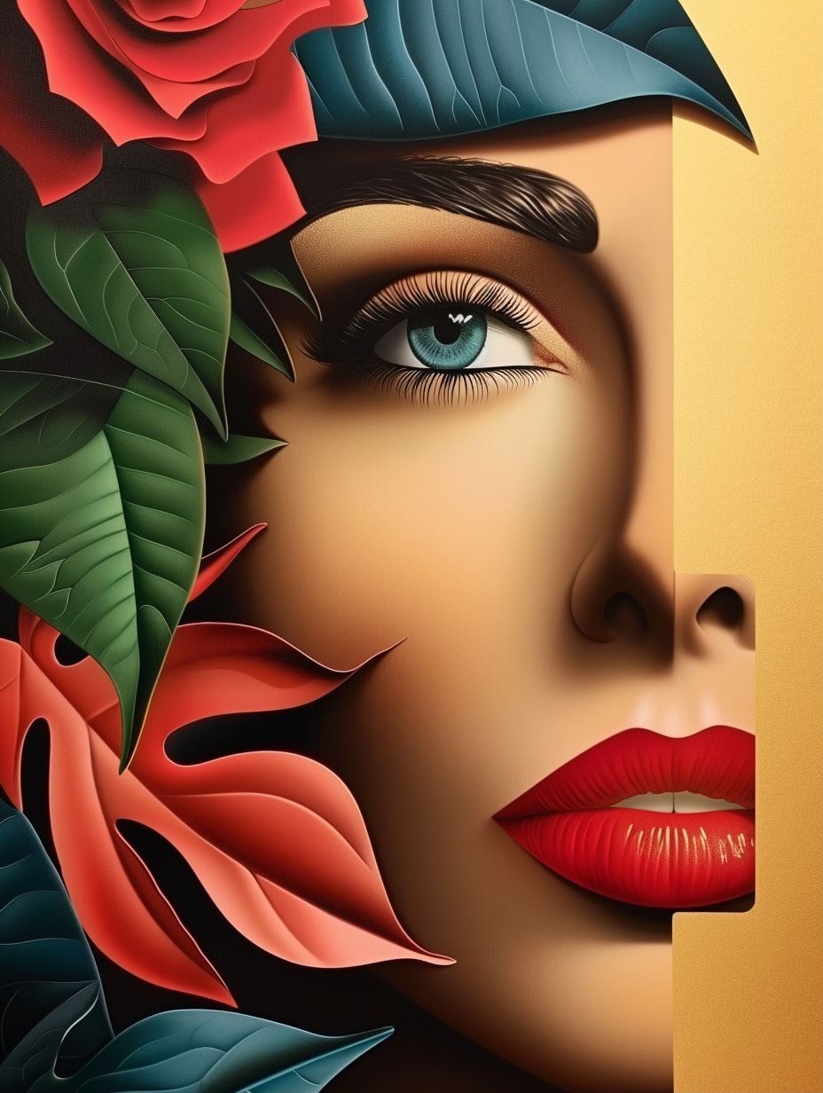 Floral Veil of Eternal Beauty - Image 1