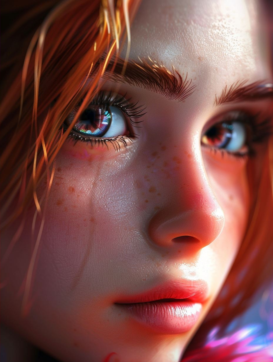 Ethereal Gazes of Digital Beauty - Image 2