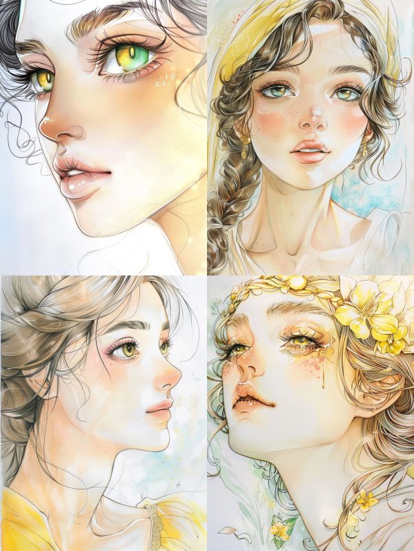 Ethereal Visions of Golden Light