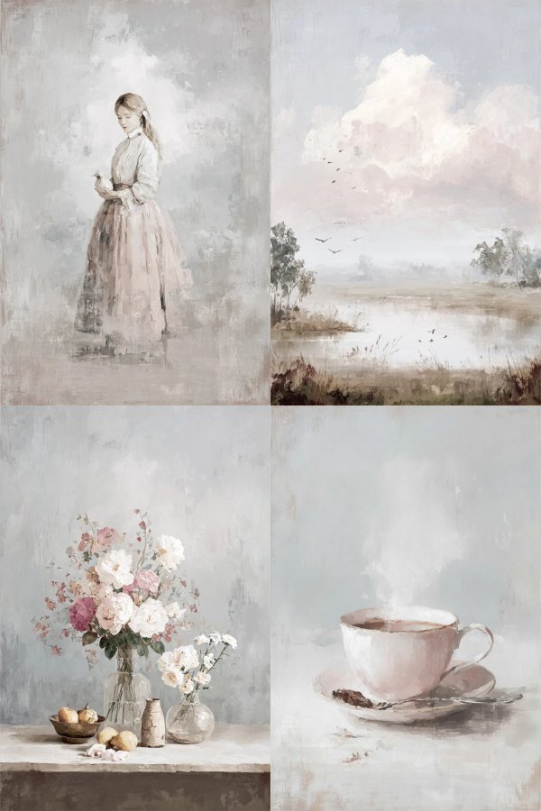 Ethereal Grace in Pastel