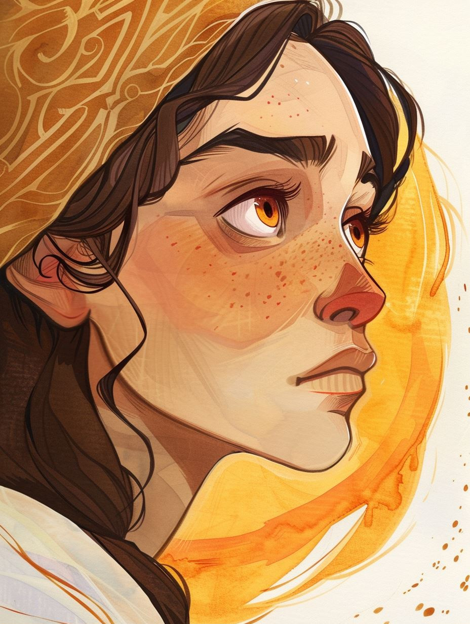 Golden Hour Goddesses Digital Art - Image 1