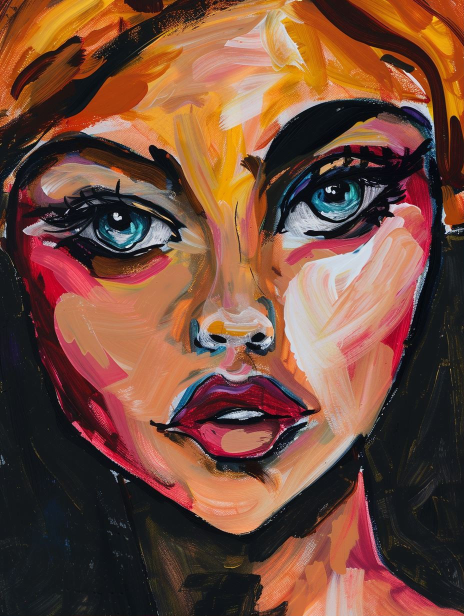Prismatic Gazes: A Study of Four Faces - Image 1