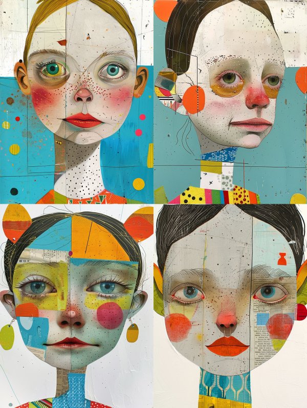 Fragmented Faces of Modern Emotion