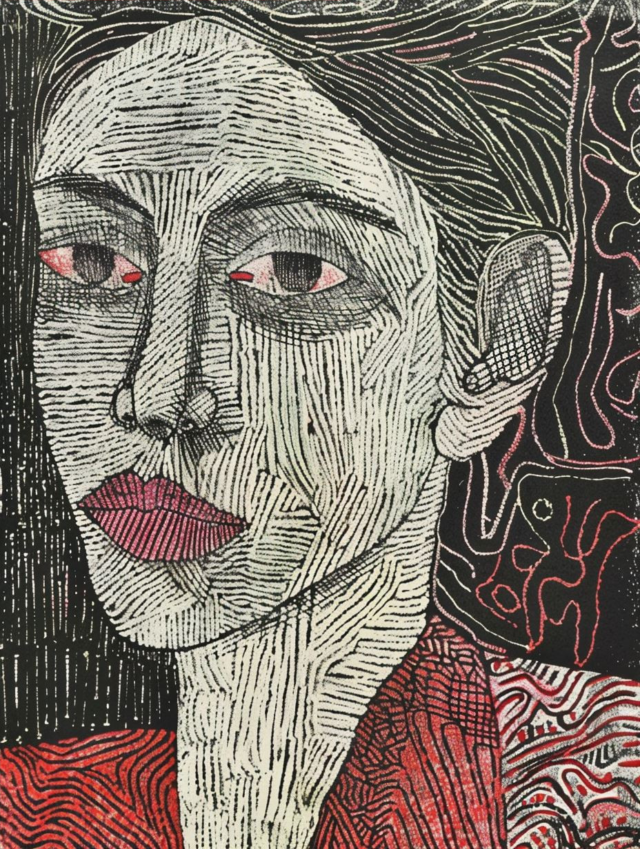 Etched Soul in Ink Lines - Image 4