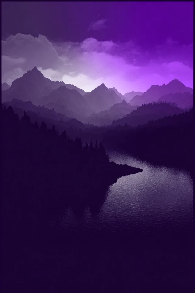 Neon Violet Shadows - Image 2