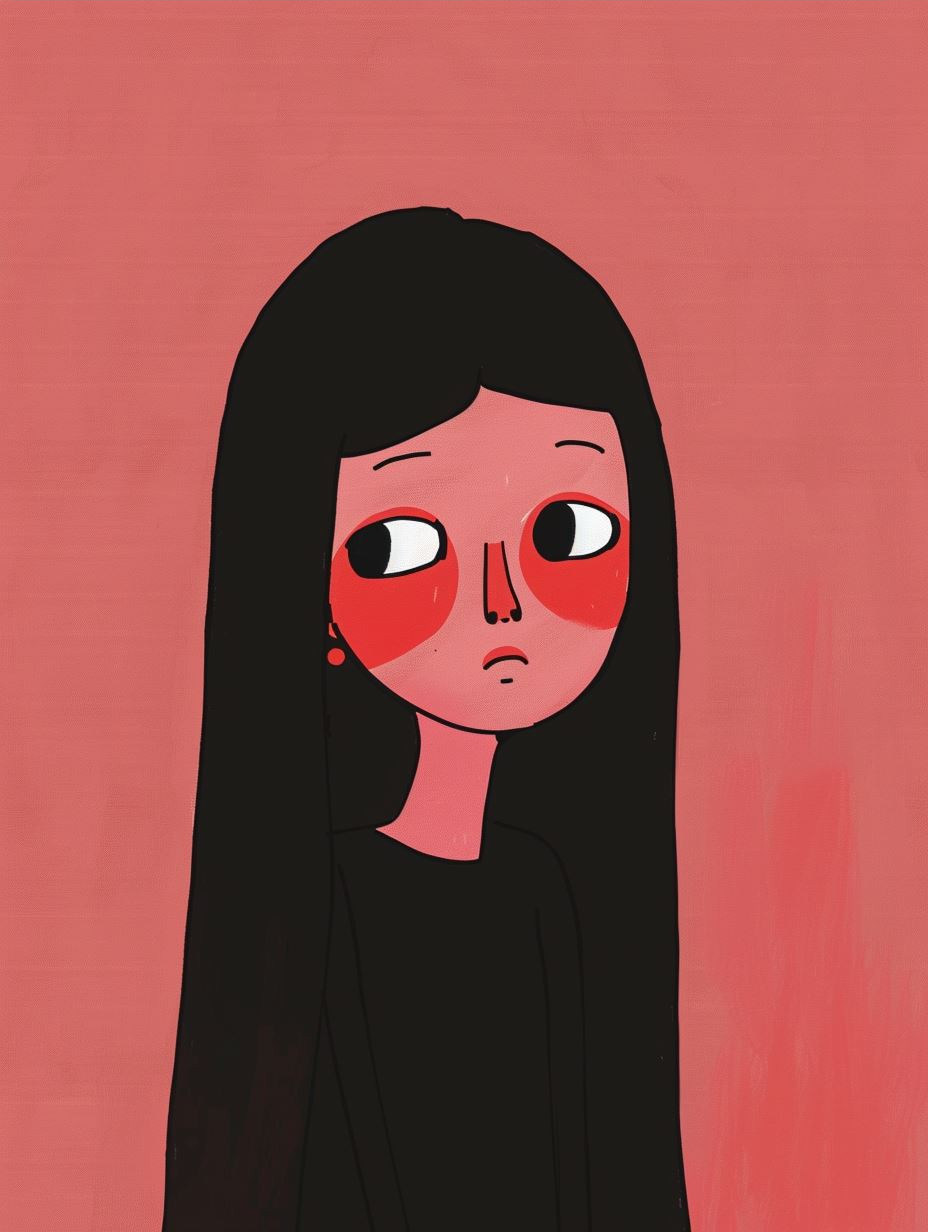 Emotional Portraits in Flat Art - Image 3
