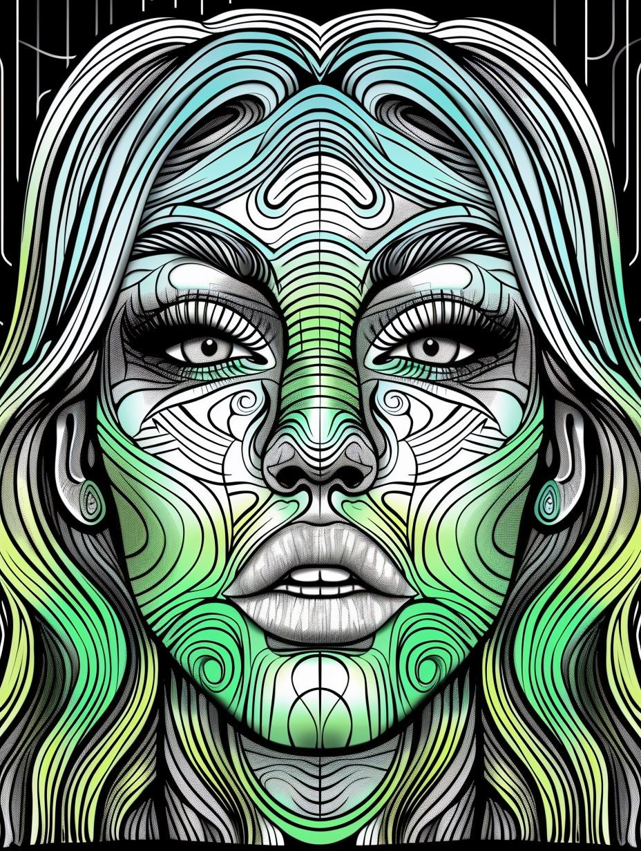 Intricate Surrealist Portrait Art - Image 4