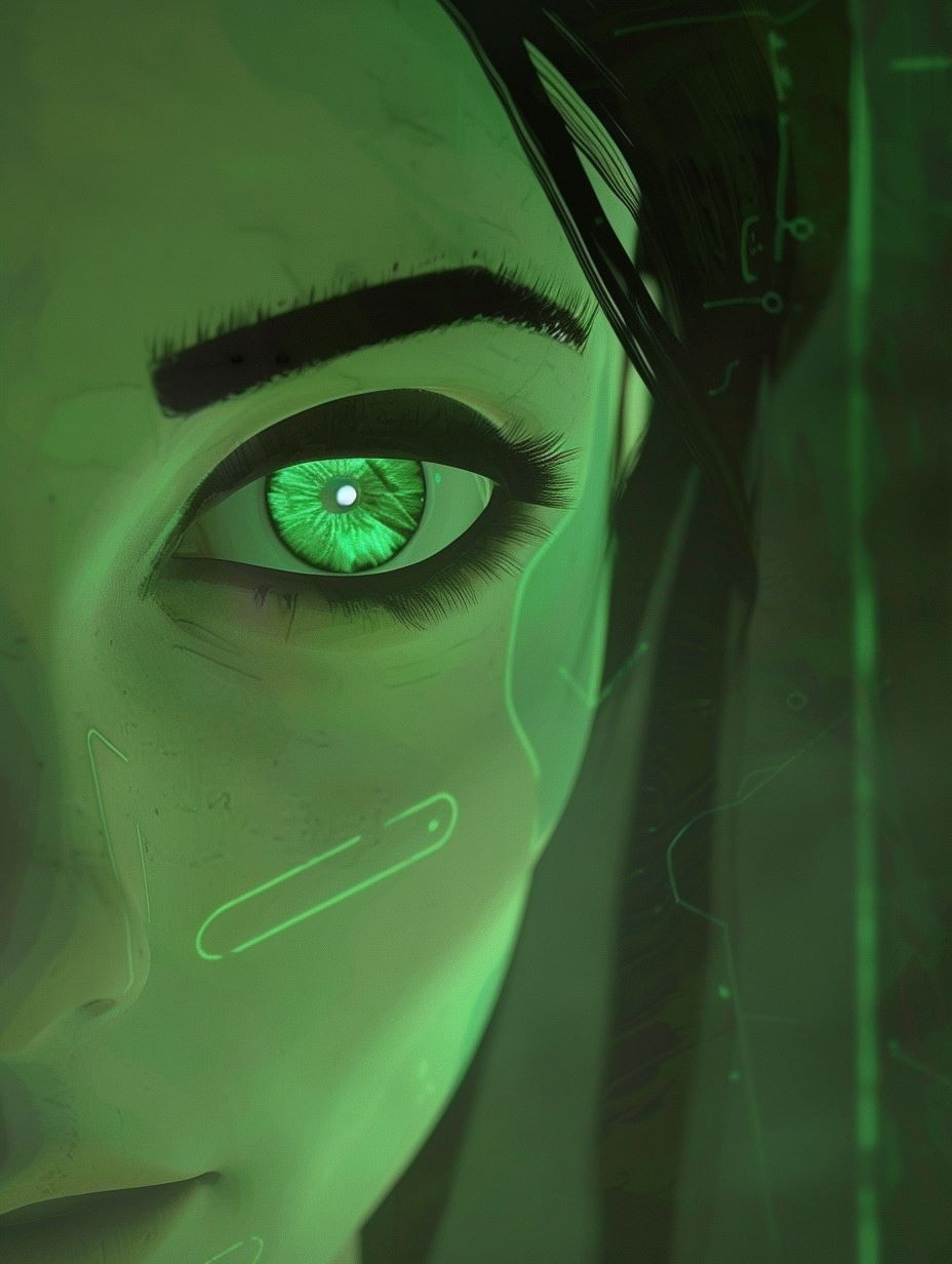 Neon Cyber-Organic Glow - Image 1