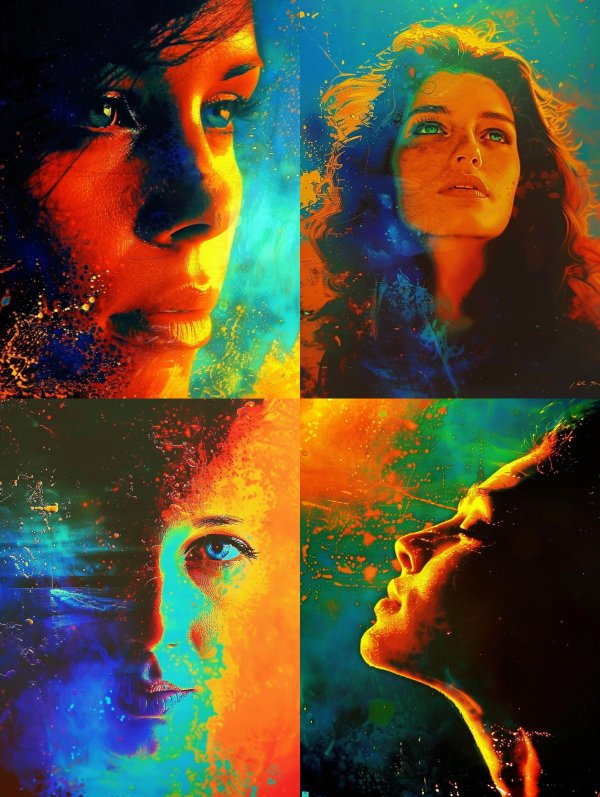 Prismatic Visions of a Woman