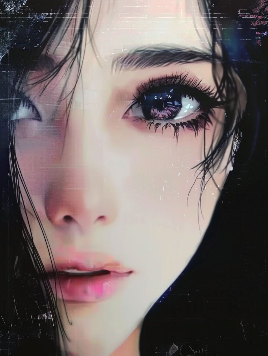 Melancholic Ethereal Anime Portrait - Image 3