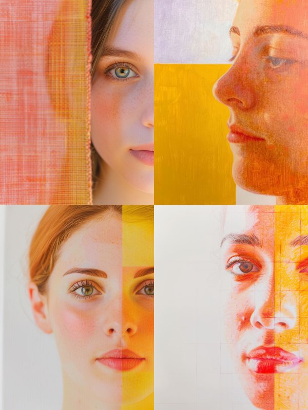 Fragmented Visions of Feminine Beauty
