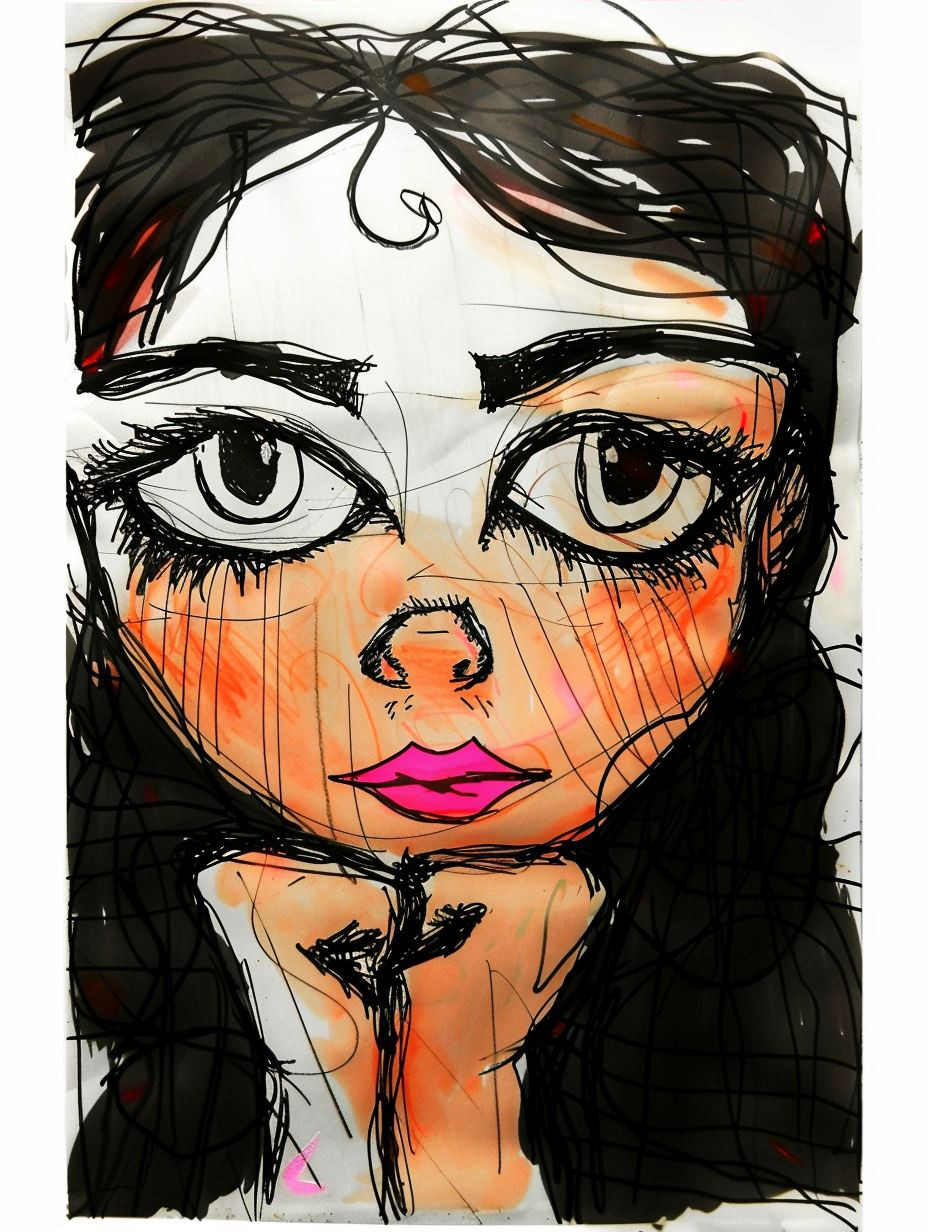 Expressive Female Character Art Sketches - Image 3