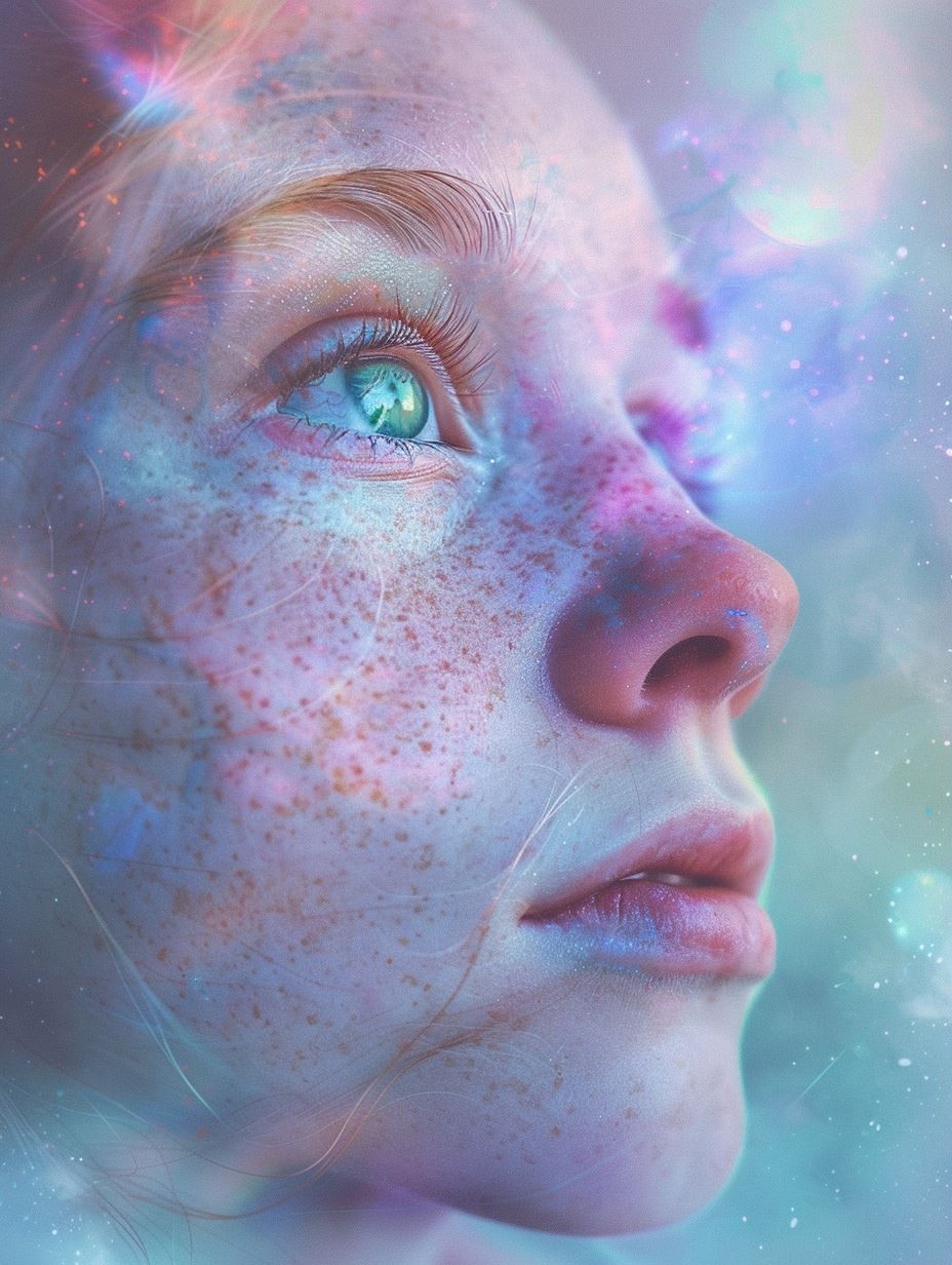 Celestial Gaze of Cosmic Dust - Image 1
