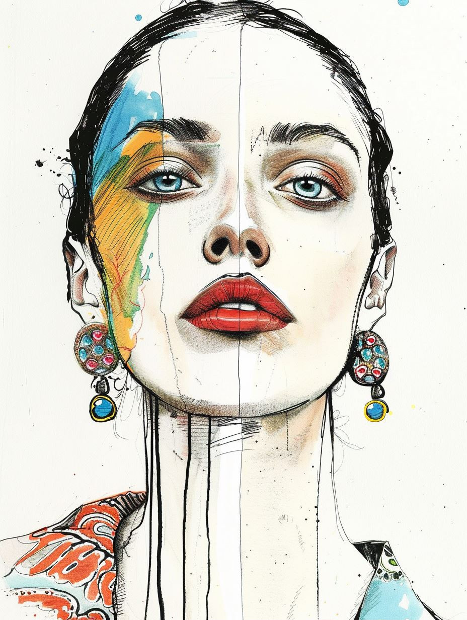 Avant Garde Fashion Illustration Sketches - Image 2