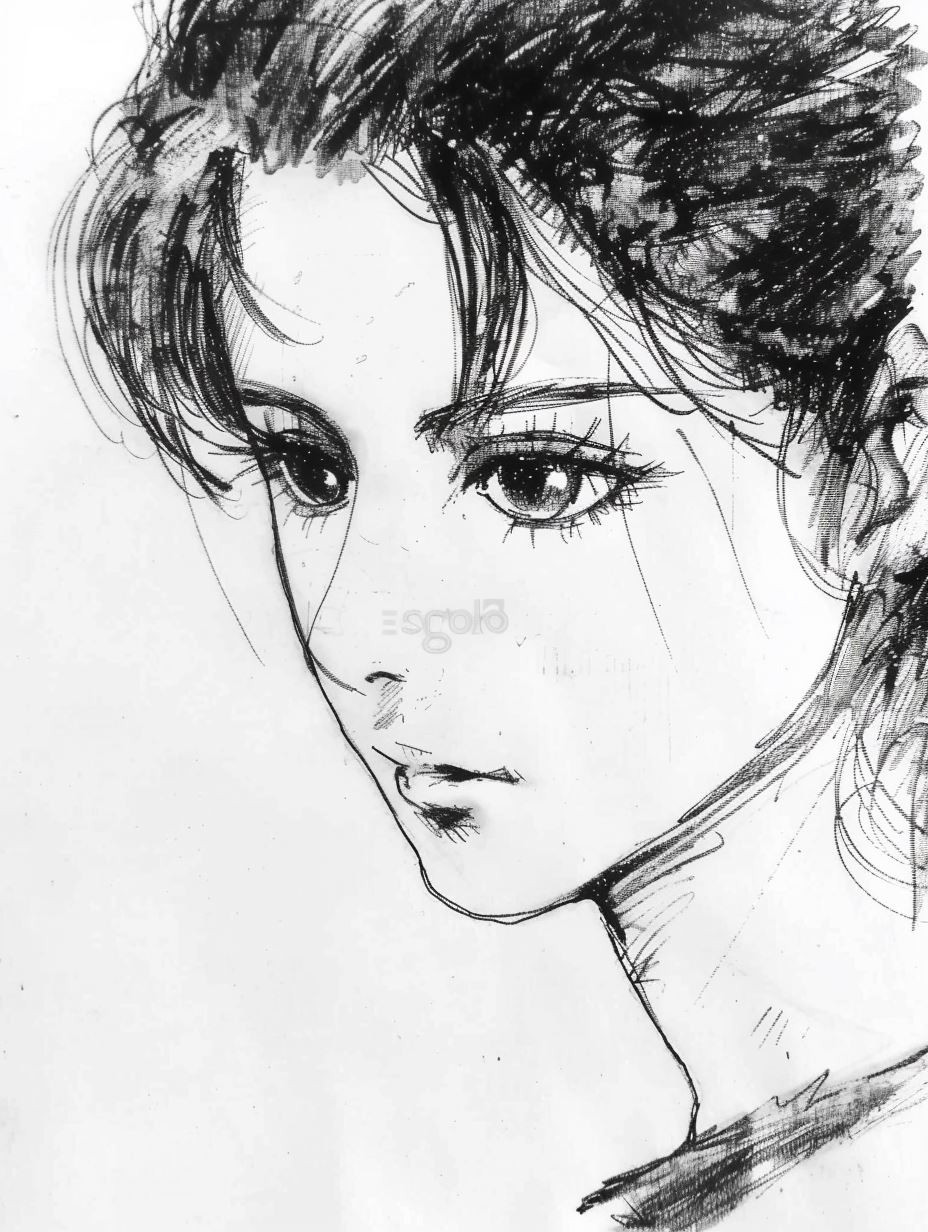 Ethereal Ink: Four Faces of Emotion - Image 1