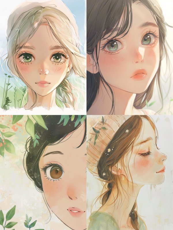 Ethereal Visions of Anime Beauty