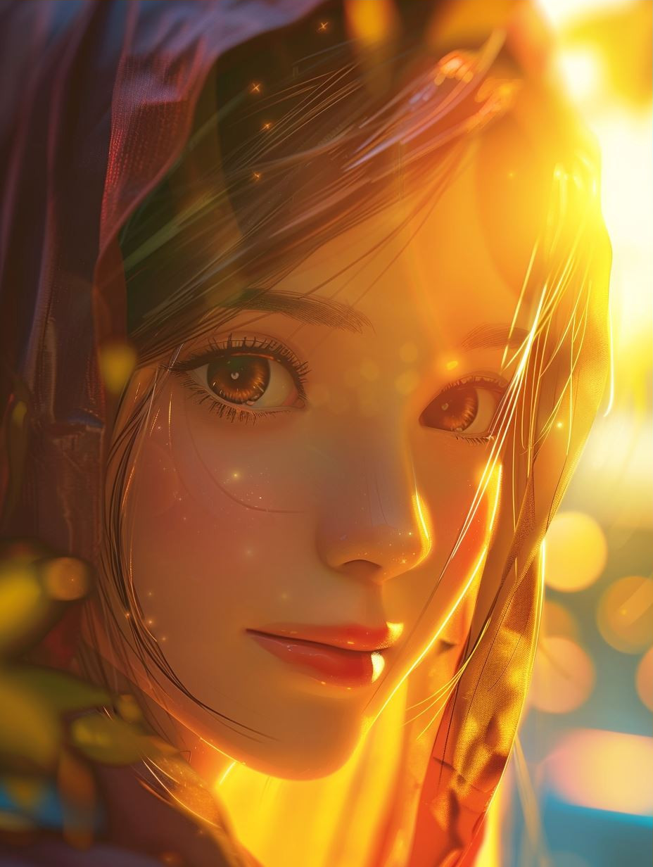 Luminous Ethereal Golden Portraits - Image 3