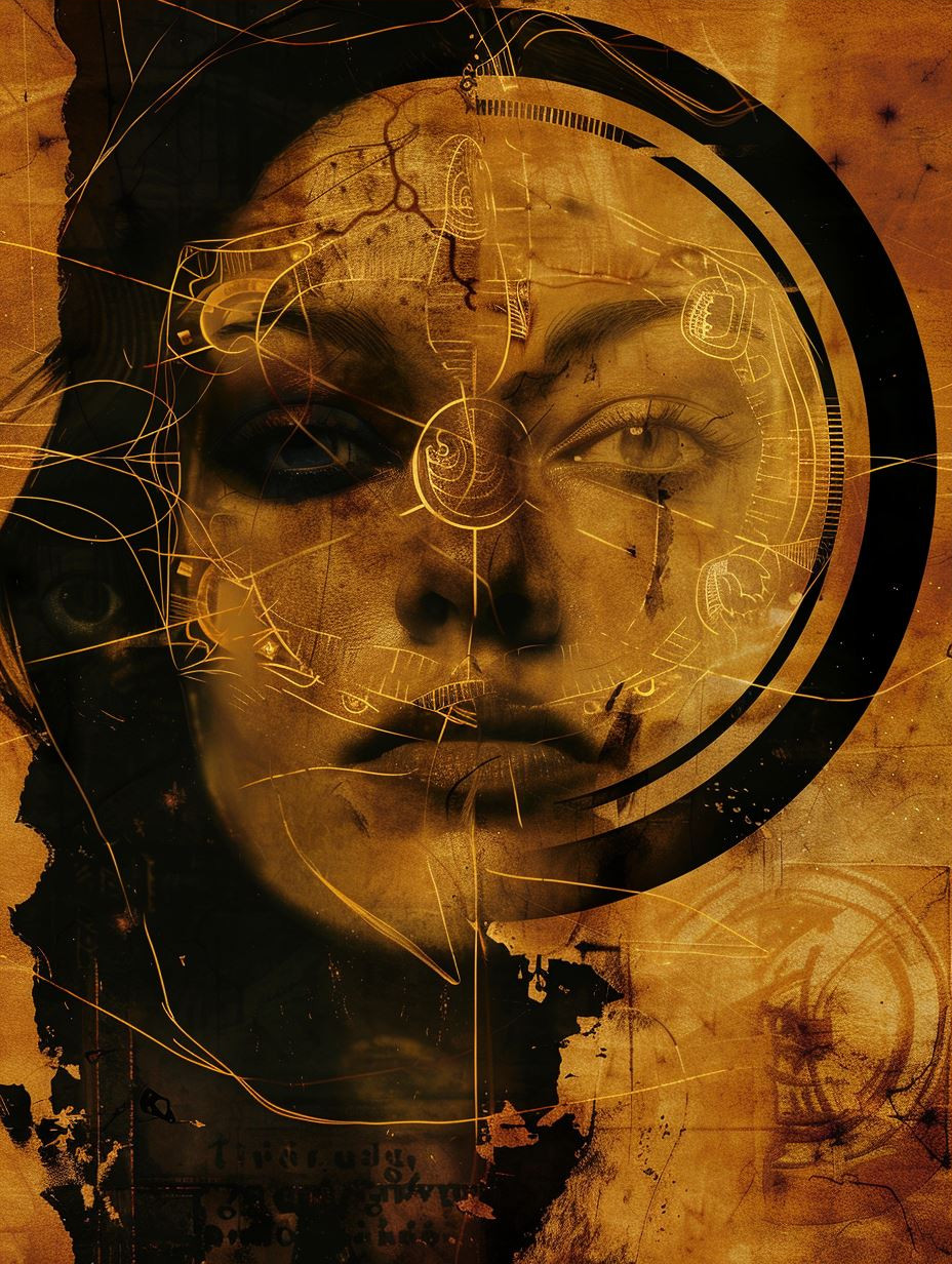 Amber Mystique Portrait - Image 3