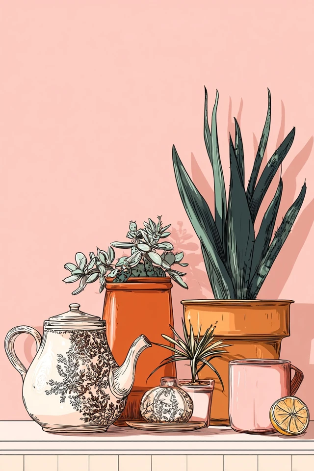 Peach Pastel Aesthetic Art Collection - Image 3