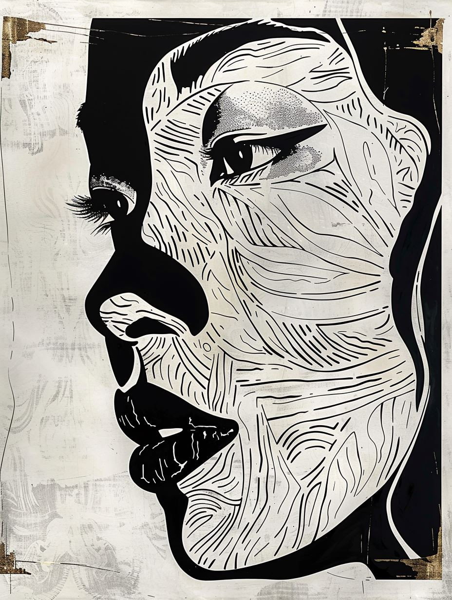 Fluid Linear Portraiture Study - Image 4
