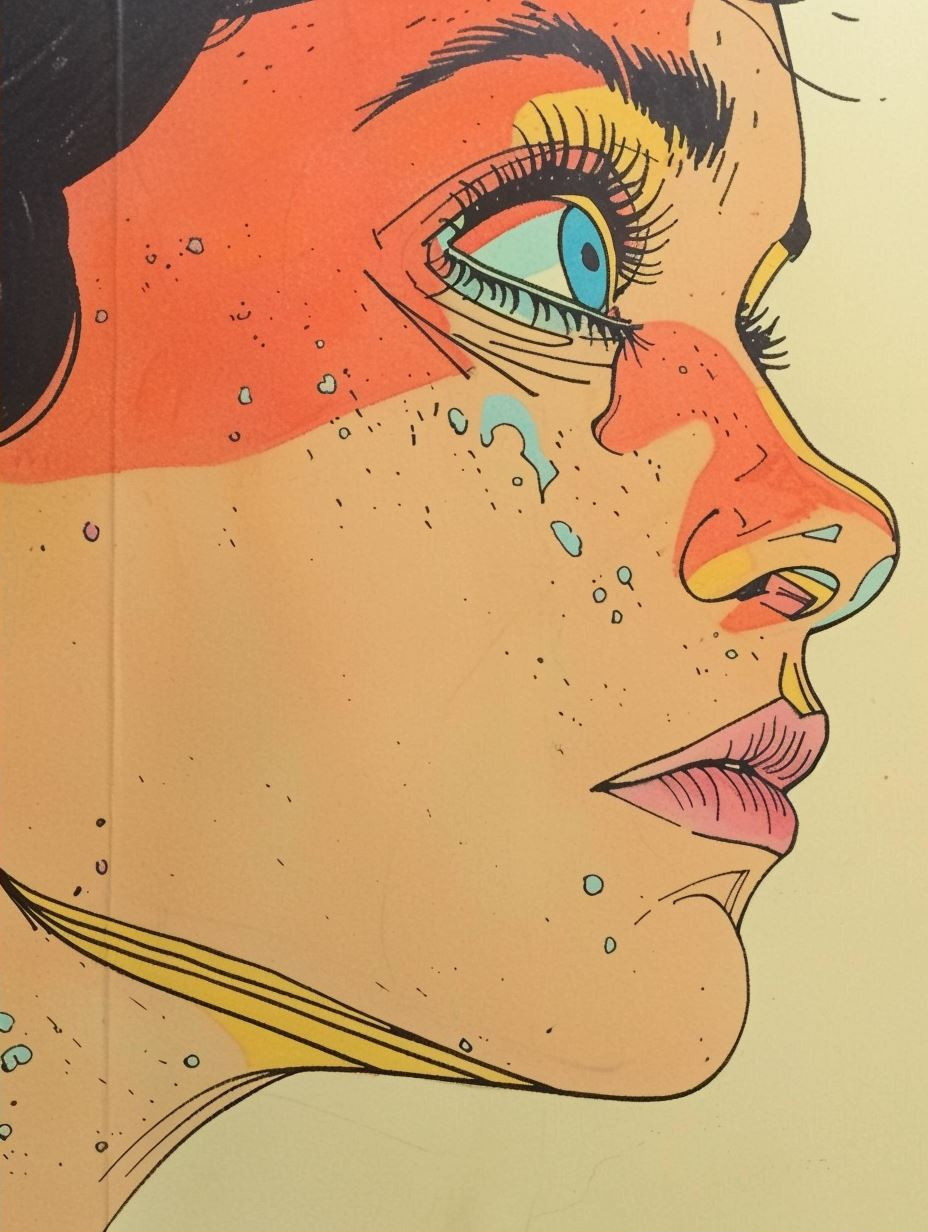Modern Comic Portrait Study - Image 2