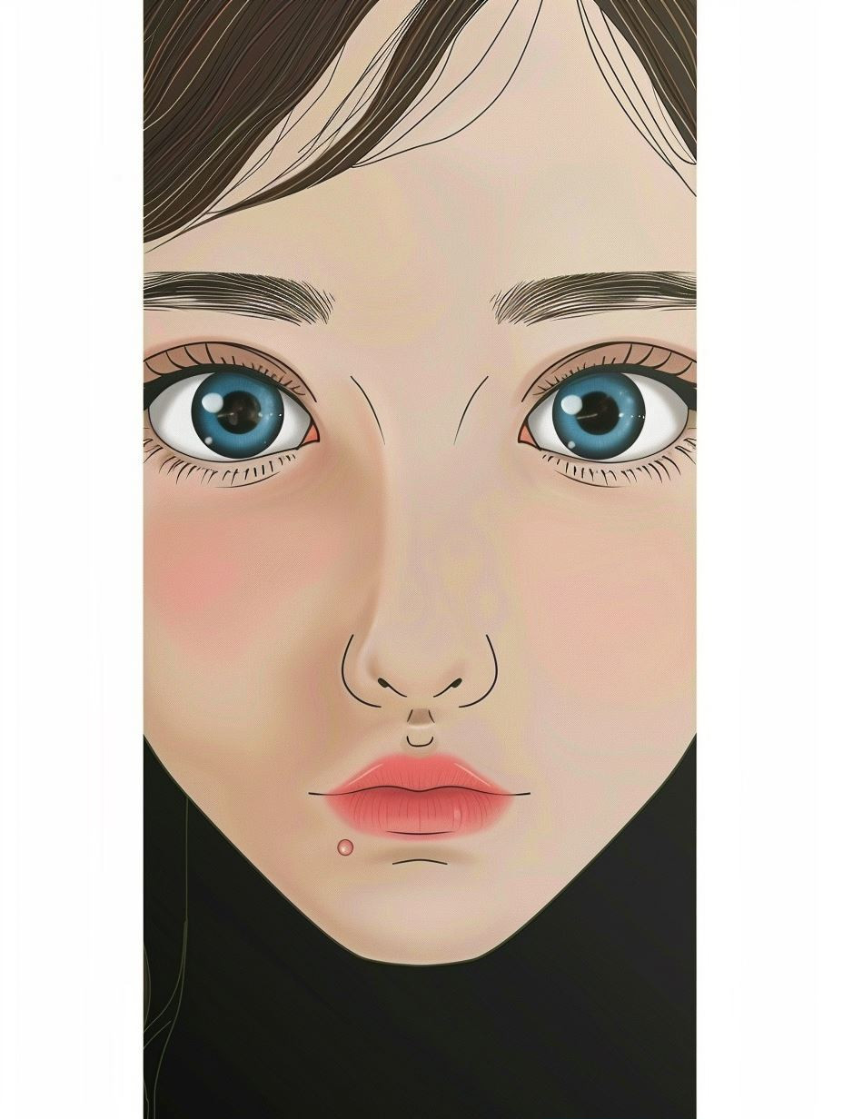 Ethereal Gazes: A Digital Portrait Study - Image 2