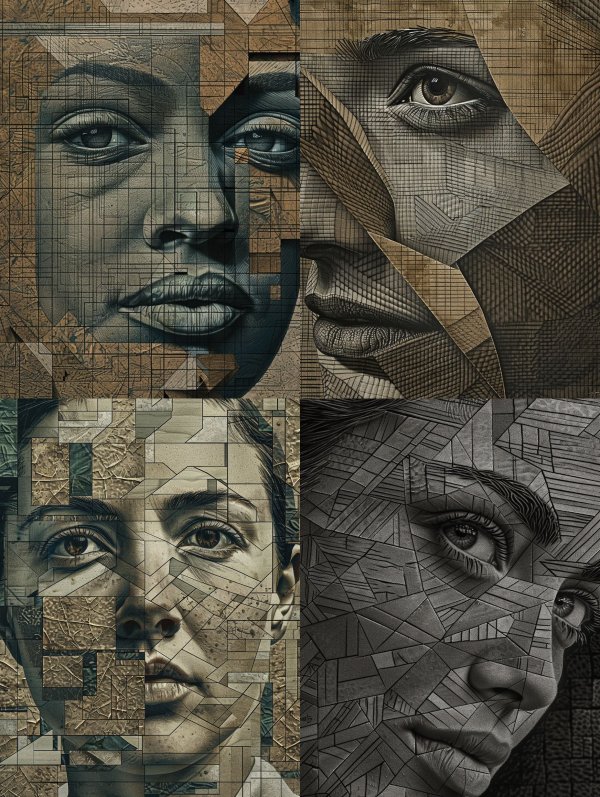 Fragmented Portraits of Human Soul