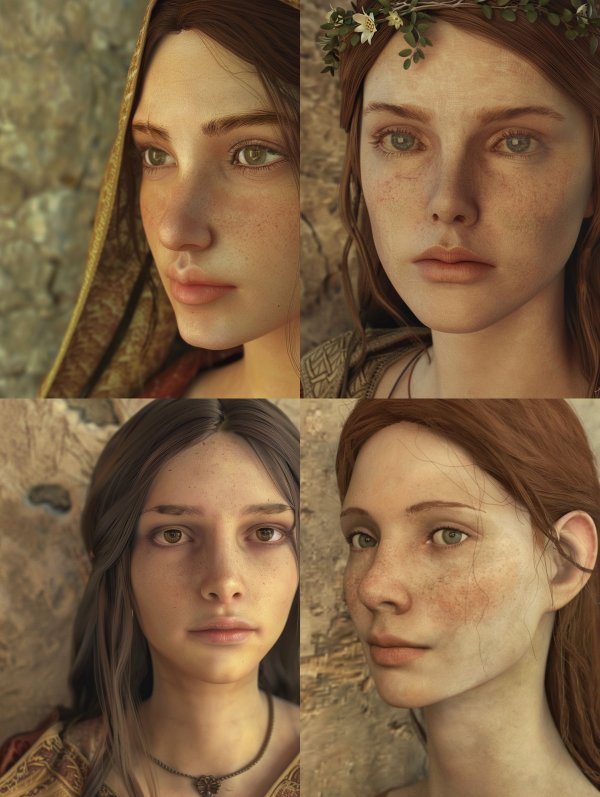 Ethereal Portraits of Ancient Grace