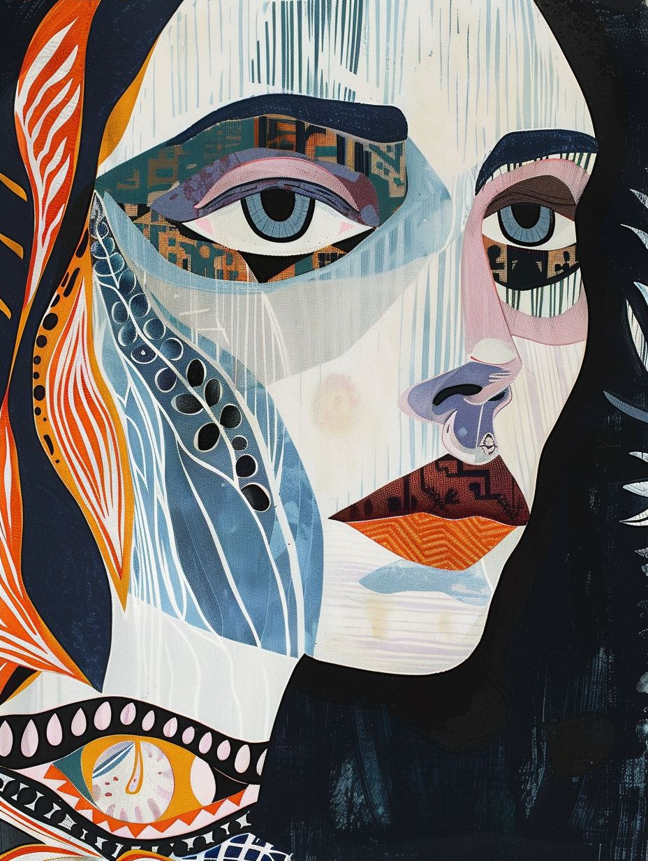 Abstract Mosaic Portrait - Image 4