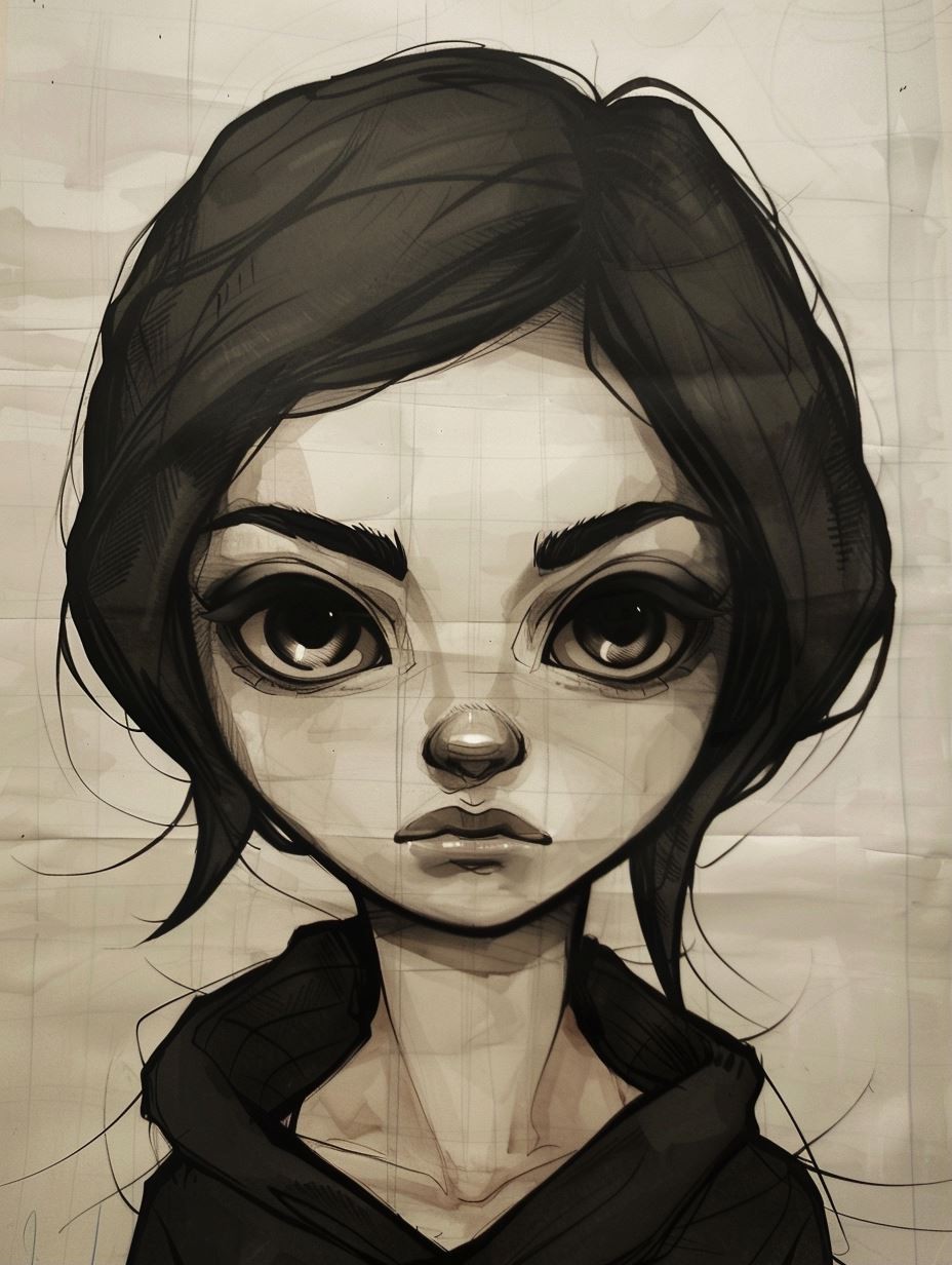 Shadows of the Soul: Dark Art Portraits - Image 1