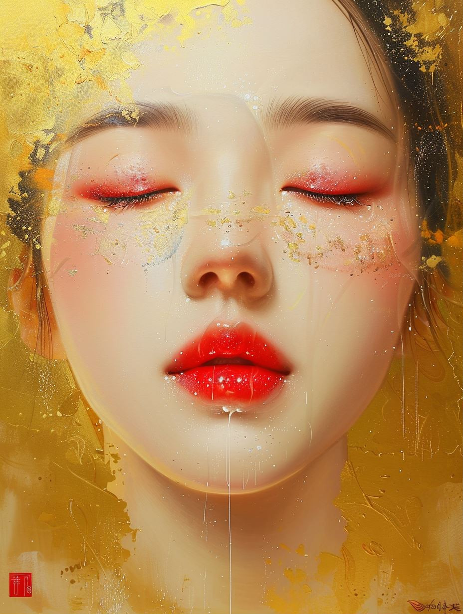 Golden Ethereal Portraiture Series - Image 1