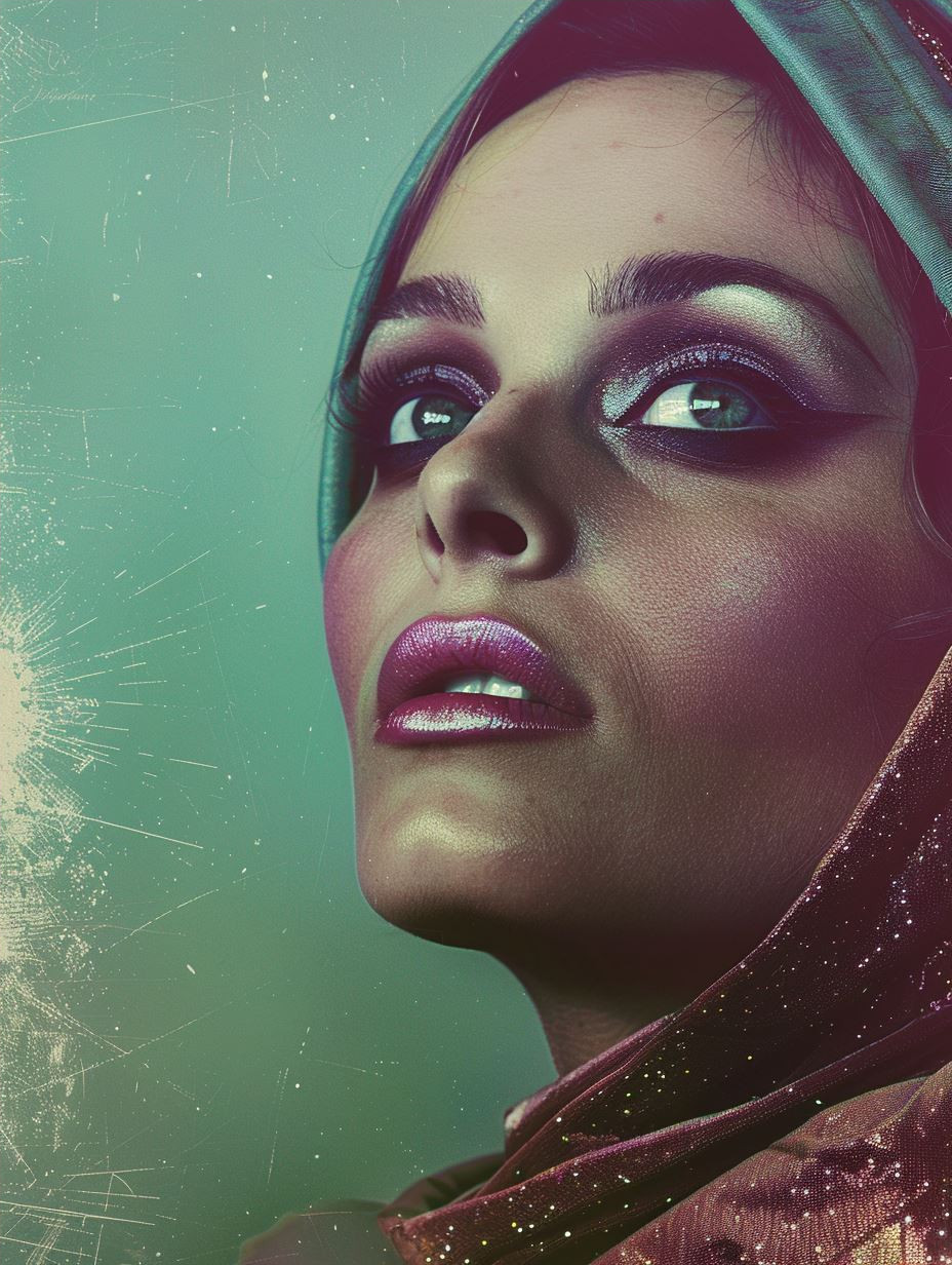 Vintage Cinematic Pastel Portraits - Image 4