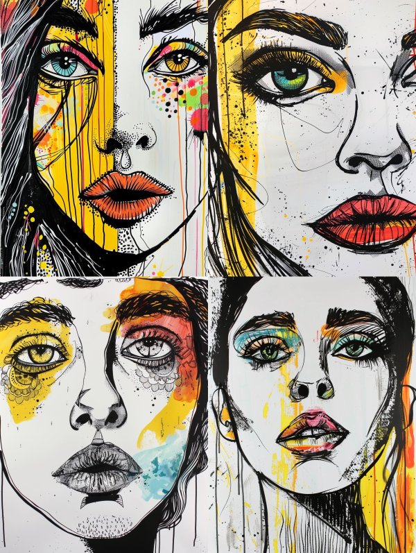 Fragmented Visions of Feminine Beauty